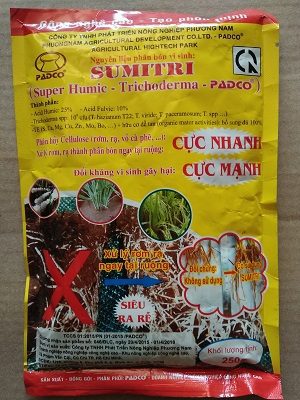 phân bón vi sinh Sumitri - men ủ vỏ cà - sử lý rơm rạ
