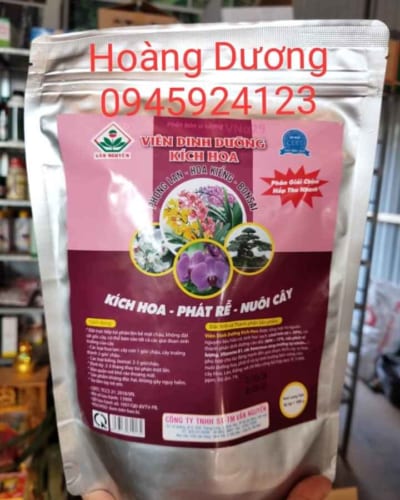 Phân tan chậm viên dinh dưỡng kích hoa