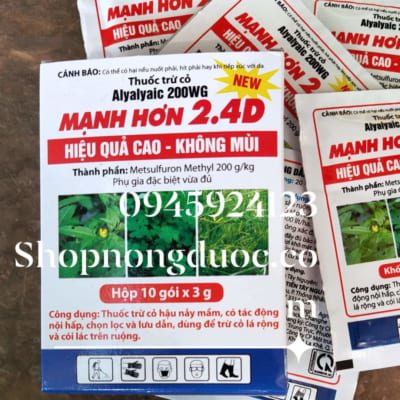 Thuốc trừ cỏ Alyaic 200wg thay thế 2,4 D không mùi