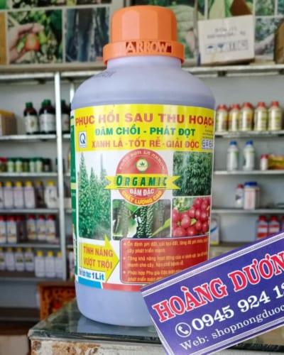 Phân bón lá Orgamic phục hồi xanh cây tốt quả