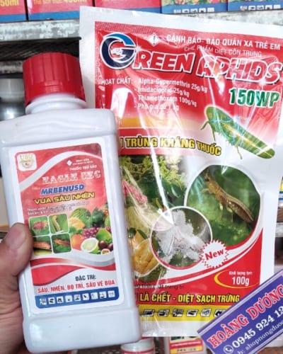 Bộ thuốc trị sâu rầy nhện kháng thuốc