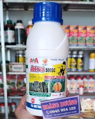 Thuốc trừ cỏ bắp ngô mía Atra 500sc
