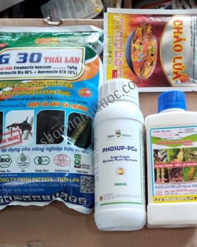 Bộ sâu rầy nấm bệnh trên lá dưới đất cho rau màu