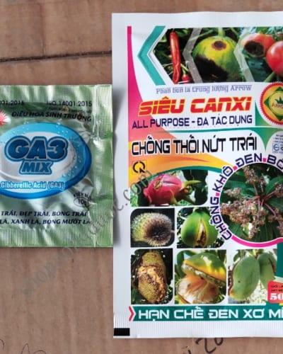Cặp viên sủi ga3 và siêu canxi đa tác dụng