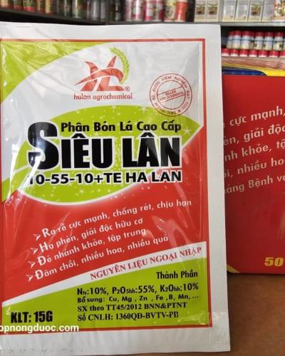 Siêu lân phân bón lá cao cấp 10-55-10+te Hà Lan