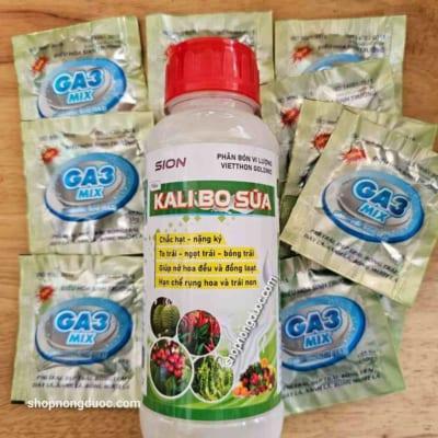 Bộ kaly bo sữa ga3 mix to chắc trái