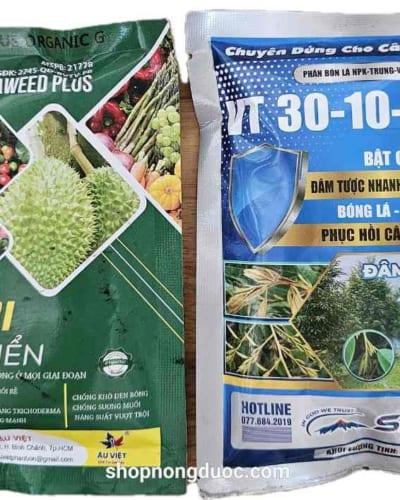 phân bón hữu cơ NPK trung vi lượng combi rong biển 30 10 10 TE