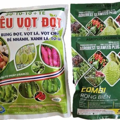 phân hữu cơ combi rong biển siêu vọt đọt 30-10-10+TE