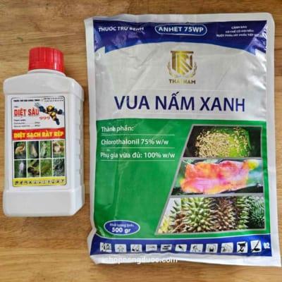 Cặp thuốc trừ sâu coral 200sc và trừ bệnh vua nấm xanh