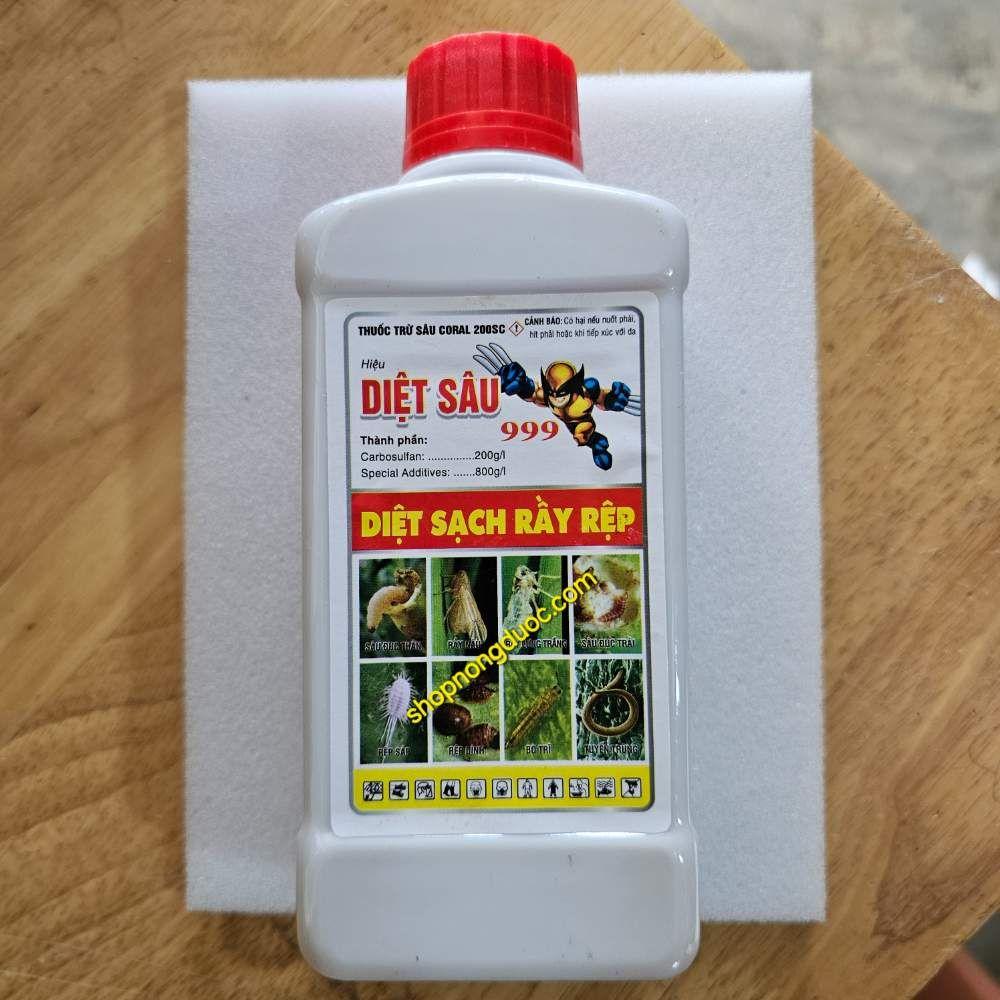 thuốc trừ sâu coral 200SC hiệu diệt sâu 999 diệt sạch