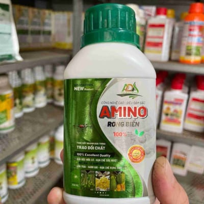 Phân bón lá sinh học đa lượng có chất điều hòa sinh trưởng amin rong biển