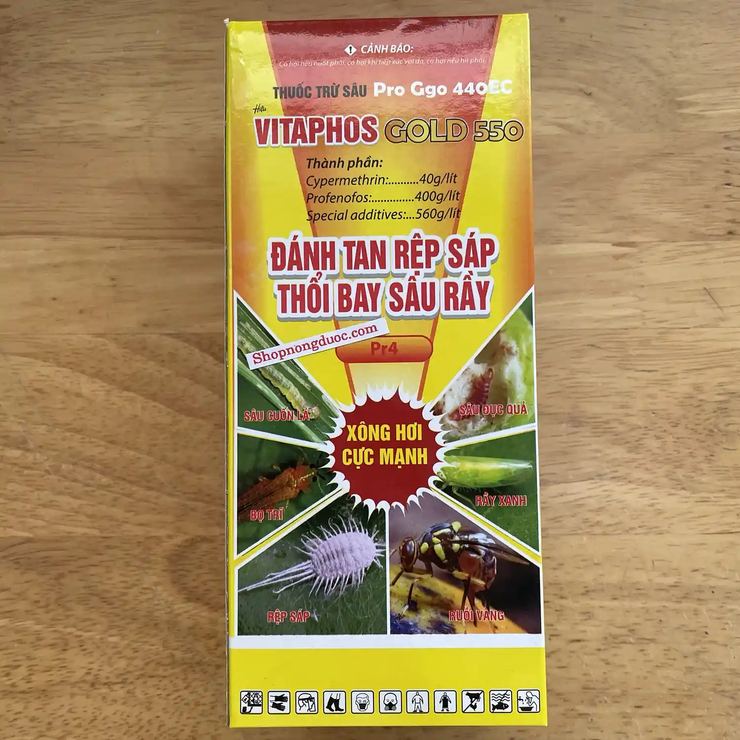 thuốc trừ sâu pro ggo 440ec hiệu vitaphos gold 550